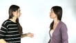 Video: Two women arguing angry friendship problem Two women arguing angry friendship problem