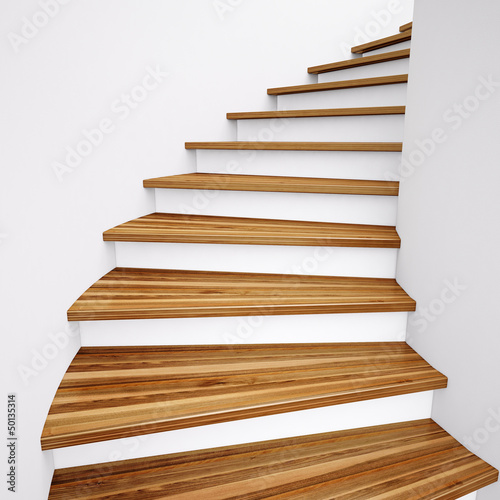 Illustration: Wooden Stairs Wooden Stairs