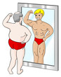 fat muscle man