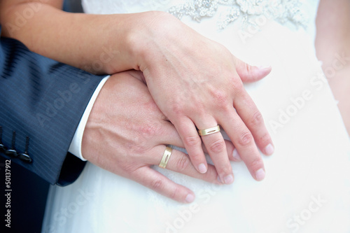 Photo: Hands of a Wedding Couple Hands of a Wedding Couple