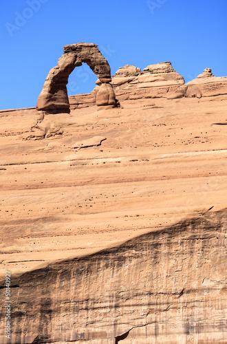 Photo: Delicate Arch abd cliff Delicate Arch abd cliff