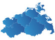 Mecklenburg-Vorpommern Karte