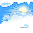 Divine Background - Sun In The...