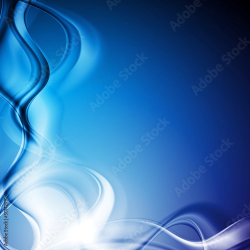 Vector: Abstract vector waves template Abstract vector waves template