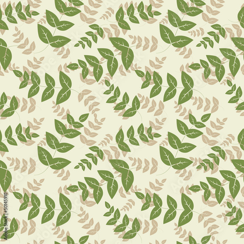 Vector: Seamless pattern with leaf, abstract leaf texture Seamless pattern with leaf, abstract leaf texture