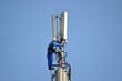 Foto: Arbeiten am Mast Arbeiten am Mast