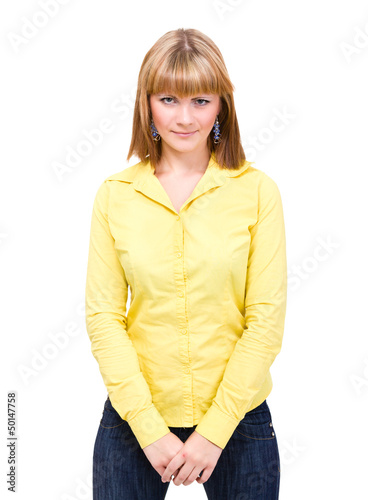 Photo: young beautiful woman portrait young beautiful woman portrait