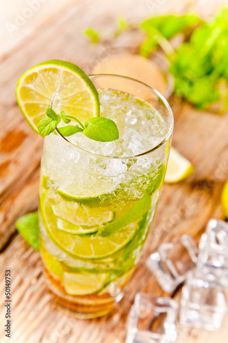 Photo: Fresh mojito drink Fresh mojito drink