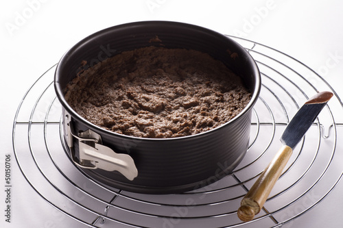 Photo: Springform mit Kuchen Springform mit Kuchen