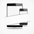 SMARTPHONE BANNER STICKER blank