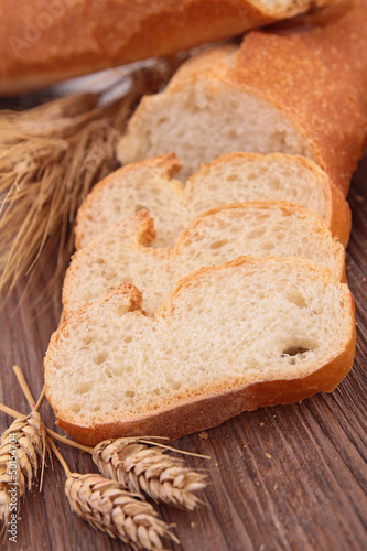 Photo: close up on fresh bread close up on fresh bread