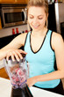 woman blender