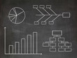 Illustration: Infographics chalkboard Infographics chalkboard