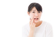 beauty image of young asian woman