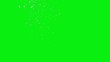 Saudi money falling with greenscreen