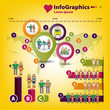 Infographics on the topic of men and women