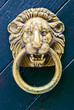 Old lion head door-knocker