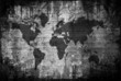 Grungy world map