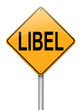 Libel concept.