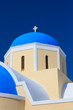 dome church in Santorini Greece