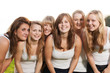 Gruppenfoto von Freundinnen