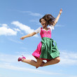 Frau im Dirndl