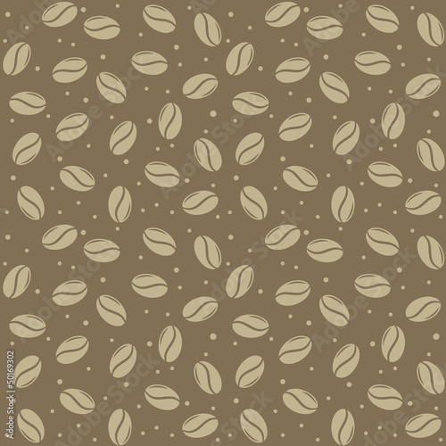 Vector: seamless coffee seed texture vector illustration seamless coffee seed texture vector illustration
