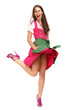 Frau im Dirndl