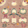 Vector: Tickets floral Easter Tickets floral Easter