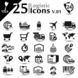 Logistic icons set, basic series