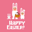 Pixel art easter