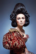 Portrait of the woman in image "Queen of spades"