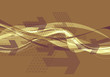 graphic arrows brown