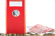 Aktenordner und Eurogeld
