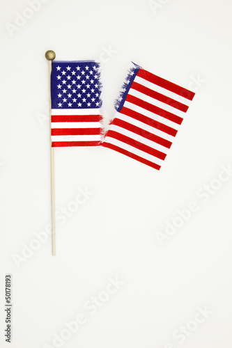 Photo: Torn American flag Torn American flag