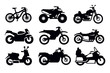 motorcycles and bicycles
