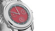 Close-up of luxury chronograph wrist watch
