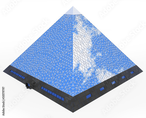 Illustration: pyramid contemporary pyramid contemporary