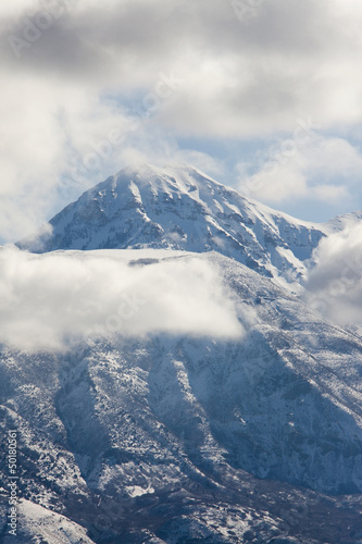 Photo: Snow covered mountain Snow covered mountain