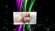 Montage of young people using technology