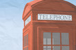 Vector: Red london telephone booth Red london telephone booth