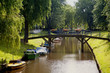 Gracht in Friedrichstadt, Schleswig-Holstein,Deutschland