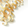 Paragraf Papier Muster Hintergrund GOLD