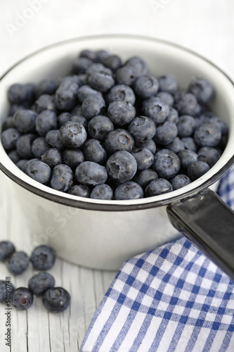 Photo: Blueberries in pan Blueberries in pan