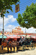 Coche de caballos en la Feria de Sevilla