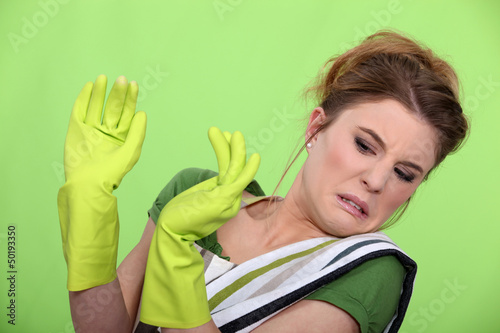 Photo: scrupulous woman scrupulous woman