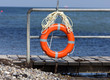 Rettungsring am Steg