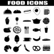 Food icons set
