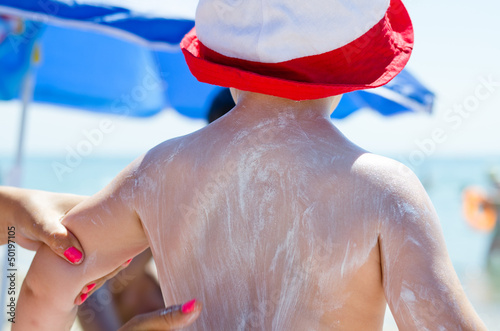Photo: Sun screen lotion Sun screen lotion
