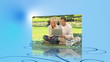 Montage of people using tablet and laptop in different places